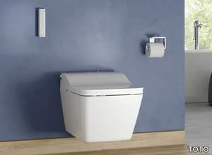 WASHLET® SW AUTO FLUSH - Wall-hung ceramic toilet with spray with bidet _ TOTO