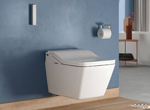 WASHLET® SW - Wall-hung ceramic toilet with bidet with spray _ TOTO