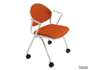 DELFI 089 R - Office chair with castors with armrests _ TALIN