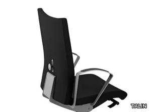 AVIAMID 3514 - Fabric office chair with castors with armrests with 5-Spoke base _ TALIN