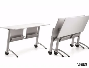 KOMBY 937 - Modular folding MDF bench desk with castors _ TALIN