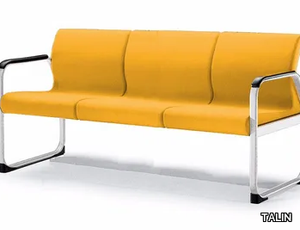 ONE 403 A - Fabric bench seating with back _ TALIN