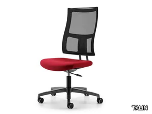 ALLYNET 1740 - Mesh office chair with castors with 5-Spoke base _ TALIN