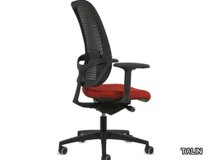 GEA 3822 - Swivel height-adjustable office chair with armrests _ TALIN