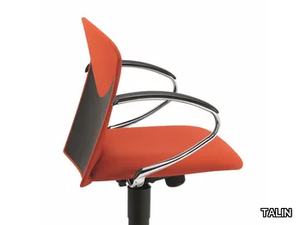 VULCAN 1310 Z - Fabric office chair with castors with armrests with 5-Spoke base _ TALIN