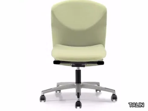 VULCAN 1412 Z - Fabric office chair with castors with 5-Spoke base _ TALIN