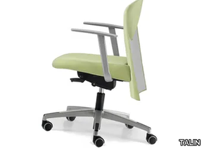 VULCAN 1432 Z - Fabric office chair with castors with armrests with 5-Spoke base _ TALIN