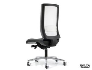 WIND 9-105 - Mesh office chair with castors with 5-Spoke base _ TALIN