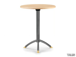 KOMBY 940 W - Round MDF table with 4-star base _ TALIN