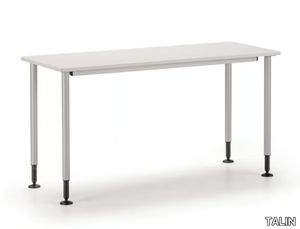 SYSTEM 790 - Rectangular multi-layer wood workstation desk _ TALIN