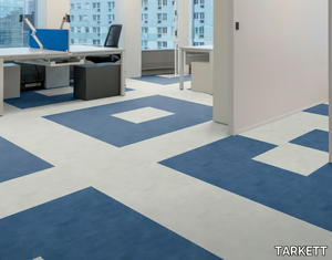 iD SQUARE - LVT flooring with concrete effect _ TARKETT