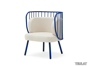 NABI - Polyester easy chair with armrests _ TEULAT