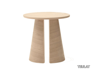 CEP - Round wooden coffee table _ TEULAT