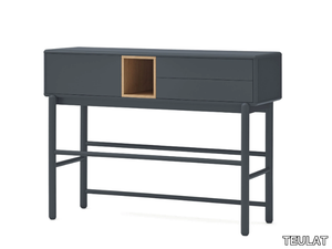 CORVO - Rectangular MDF console table with drawers _ TEULAT