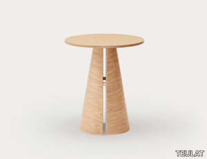 CEP - Round wooden coffee table _ TEULAT