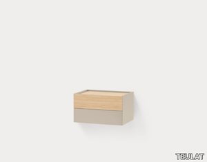 OTTO - Wall-mounted MDF bedside table _ TEULAT