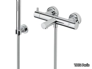 COLLECTION O - Wall mounted thermostatic bath/shower mixer _ THG Paris