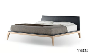 BEL - Double bed with upholstered headboard _ TREKU