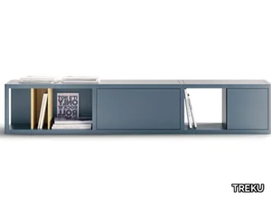 KAI 45 - Low oak TV cabinet _ TREKU