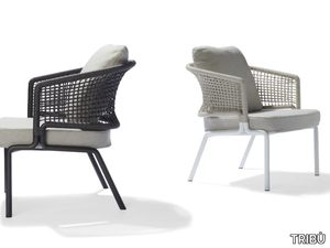 CTR - Garden lounge chair with armrests _ TRIBÙ