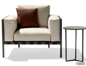 NATAL ALU - Upholstered armchair with armrests _ TRIBÙ