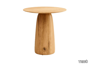 DUNES - Round teak garden side table _ TRIBÙ