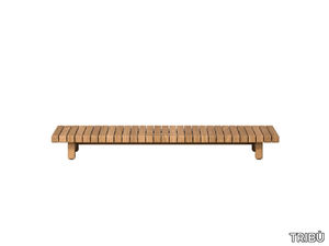 VIS À VIS - Low teak coffee table _ TRIBÙ