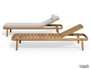 UKIYO - Recliner teak sun lounger _ TRIBÙ