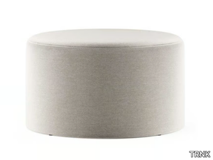 ARC - Upholstered round fabric pouf _ TRNK