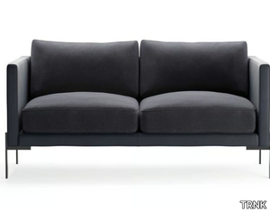 TRUSS - 2 seater leather and fabric sofa _ TRNK