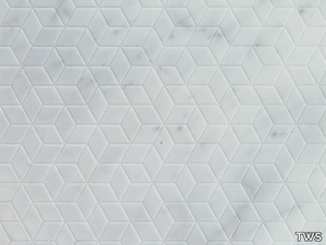 RHOMBI CARRARA - Marble wall/floor tiles _ TWS