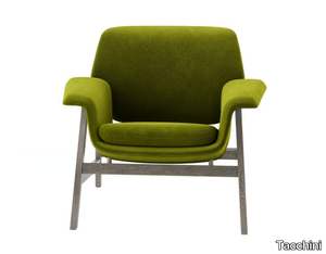AGNESE - Fabric armchair with armrests _ Tacchini