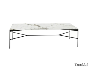 CHILL-OUT - Low rectangular marble coffee table _ Tacchini