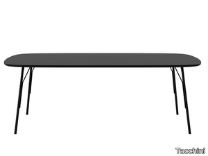 KELLY T - Rectangular wooden table _ Tacchini