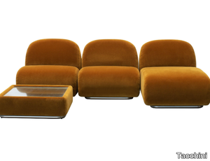 VICTORIA - Modular fabric sofa with chaise longue _ Tacchini