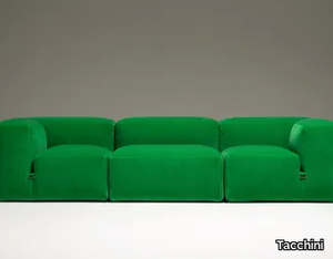 LE MURA - Modular 3 seater fabric sofa _ Tacchini