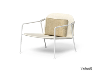 CORAL - Fabric garden armchair with armrests _ Talenti