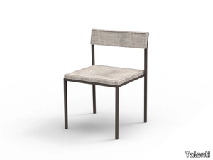 CASILDA - Stackable garden chair with integrated cushion _ Talenti