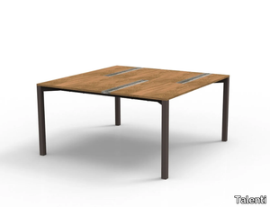 CASILDA - Square wooden garden table _ Talenti