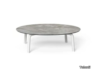 CLEOSOFT-ALU - Round garden side table _ Talenti