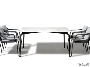 CRUISE ALU - Porcelain stoneware garden table _ Talenti