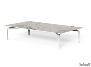 CRUISE ALU - Rectangular porcelain stoneware coffee table _ Talenti