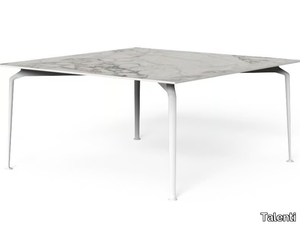 CRUISE ALU - Square porcelain stoneware garden table _ Talenti