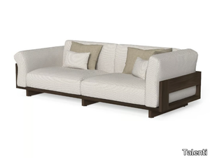 ARGO-WOOD - 3 seater fabric garden sofa _ Talenti