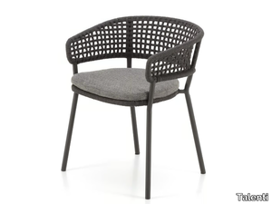 MOON ALU - Garden chair with armrests _ Talenti