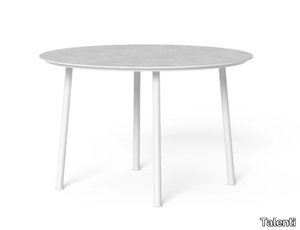 SLAM - Round porcelain stoneware garden table _ Talenti