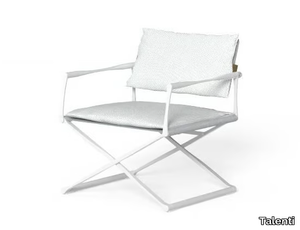 RIVIERA - Folding easy chair with armrests _ Talenti