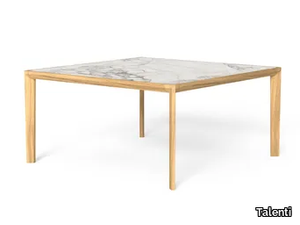 CLEOSOFT-WOOD - Square garden table _ Talenti