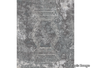 NAPOLI FUMO - Rectangular handmade rug _ Tapis Rouge