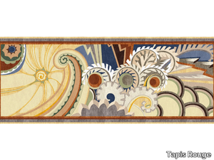 OLYMPUS - Rectangular handmade silk rug _ Tapis Rouge